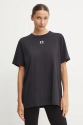 Under Armour t-shirt Campus női, fekete, 1387193 - fekete S