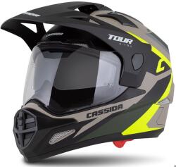 Cassida Casca enduro Cassida Tour 2.0 X-tra mat nisip-fluo galben-verde-negru (AIM140-2389)