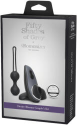 Womanizer Desire Blooms - szexjáték szett - 3db (fekete) - szexshop