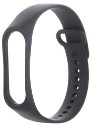 Xiaomi Mi Band 3 / Mi Band 4, szilikon pótszíj, fekete