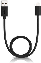USB töltő- és adatkábel, USB Type-C, 100 cm, 3000 mA, Motorola, fekete, gyári, SKN6473A