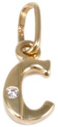 Ékszershop Köves C betű arany medál (1296436)