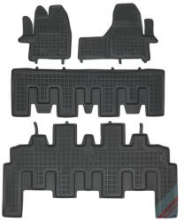 Rezaw-Plast Ford Tourneo Custom 2018-2023 (8 személyes) Rezaw-Plast méretpontos gumiszőnyeg szett (200645_38947_aho)