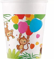 Procos Party pohár Jungle 200ml 8db papír (333781)