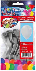 Wiky Lufi készlet ezüst színű 10 db (léggömb) (921423)