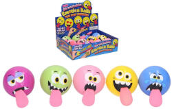 Wiky Labda nyelvvel Smiley, villogó 6cm (többféle) 1 db (031815)