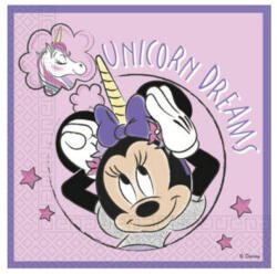Procos Szalvéta Bio Disney Minnie egér egyszarvú (unikornis) 33x33cm 20db (331506)