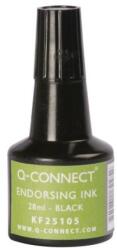 Q-CONNECT Cerneală pentru ștampilă Q-CONNECT neagră 28ml