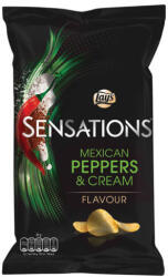 Lay's Sensations Mexican Peppers & Cream burgonyachips 150g