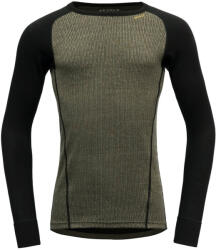 DEVOLD Duo Active Merino 205 Shirt Man lichen/caviar - termo póló XL