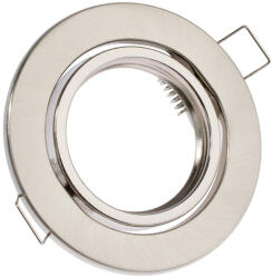 Lumileds HALOGEN lámpatest, süllyesztett, mozgatható, kerek, AURELI, szatén, fémlemez, MR16, GU10 (LEDOPRMIA344)