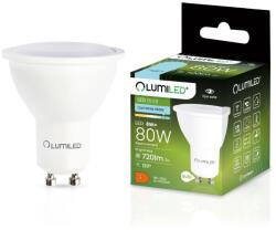 Lumileds GU10 LED izzó 8W = 80W 720lm 6500K hideg 120° LUMILED (LEDZARMI014A) - luxcenter
