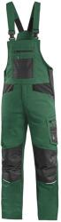 CXS Férfi kantáros munkavédelmi nadrág CXS SOLIS FLEX - Zöld / fekete | 58 (1030-130-510-58)