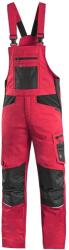 CXS Férfi kantáros munkavédelmi nadrág CXS SOLIS FLEX - Piros / fekete | 54 (1030-130-260-54)
