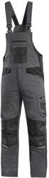 CXS Férfi kantáros munkavédelmi nadrág CXS SOLIS FLEX - Szürke / fekete | 60 (1030-130-710-60)