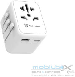 Tactical PTP Worldwide Utazó Adapter, Fehér - mobil-box