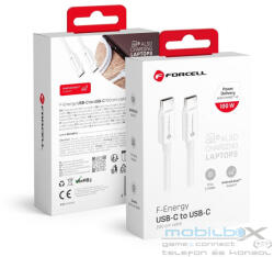 FORCELL F-ENERGY C339 cable Type C to Type C PD QC4.0 5A 100W 2 m white