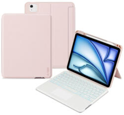 Tech-Protect SC Mag Pen tok billentyűzettel iPad Air 10.9'' 4-5gen 2020-2022 / 11'' 6gen 2024, rózsaszín