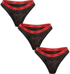 HUGO 3PACK tanga damă HUGO multicolor (50523829 002) XS (180687)