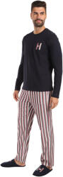 Tommy Hilfiger Pijamale pentru bărbați Tommy Hilfiger cu papuci multicolore în cutie cadou (UM0UM02989 0VB) XXL (180627)