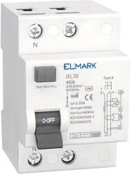 ELMARK Intrerupator automat diferential RCCB JEL7B 10kA 2P Tip B curect continuu 100A 30mA (40851B)