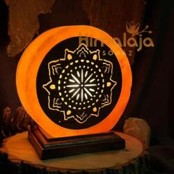  Himalája Sólámpa - MANDALA MINI korong forma (SLKM-MANDALA)