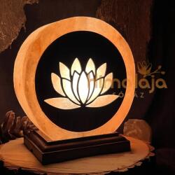  Himalája Sólámpa - LÓTUSZVIRÁG MINI korong forma (SLKM-LOT)