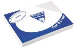 Clairefontaine Karton bőrhatású Clairefontaine Text and Cover A/4 240g fehér 100 ív/csomag (p1020-0601)