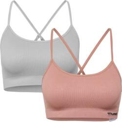 Hummel Bustiera Hummel hmlJUNO 2 PACK SEAMLESS BRA 221387-3204 Marime M - weplayvolleyball