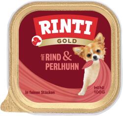 RINTI Gold mit Rind&Perlhuhn mini 100g (marha, gyöngytyúk)