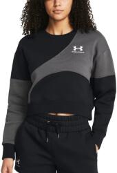 Under Armour Hanorac Under Armour Essential Fleece Crop Crew-BLK 1382721-001 Marime S/M