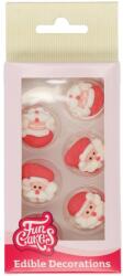 Funcakes Cukor díszítés - Karácsony Santa Claus 12 db