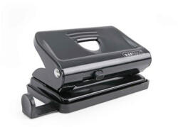 Rapesco Lyukasztó, kétlyukú, 12 lap, fém, RAPESCO "810", fekete (PF810MB1) - bestoffice