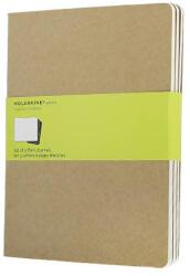 Moleskine Jegyzetfüzet Cahier 3db Barna "XL" Méret Sima (7500095001)