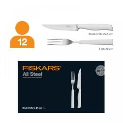 Fiskars All Steel Steak evőeszköz készlet, 24 db-os (1027505) (1027505)