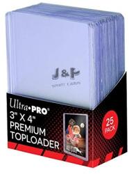  Ultra Pro kemény tok toploader 3" x 4" Super Clear 35pt Premium színtelen - doboz (25 db)