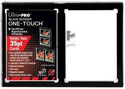 Ultra Pro fekete keret 2 kártyához - One-touch mágneses tok