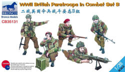 Bronco Models Bronco WWII British Paratroops in Combat Set B 1: 35 (CB35131)