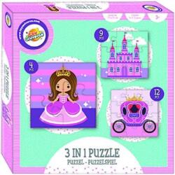 Toy Universe OVIS Puzzle 3 az 1 ben Hercegnők