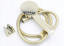 Gamma ZN zuhanyrózsa + zuhanycső + fali akasztó szett - arany (ZN59Z0)