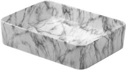 Welland Y9674P pultra építhető mosdókagyló - 50 x 37 cm - márvány mintás (9674-P-143)