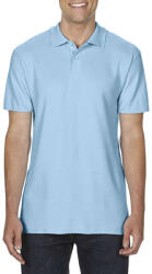 Gildan Softstyle dupla piké galléros póló, Gildan GI64800, Light Blue-4XL (gi64800lb-4xl)
