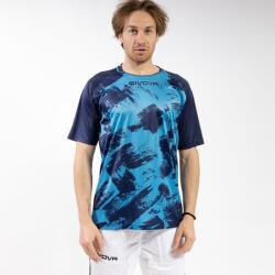 Givova SHIRT ART INTERLOCK M/C dressz türkiz-kék 2XL