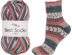 Vlna Hep Vlna Hep, Best Socks önmintázó zoknifonal, 100g, 7382-20