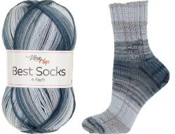 Vlna Hep Vlna Hep, Best Socks önmintázó zoknifonal, 100g, 7404-23