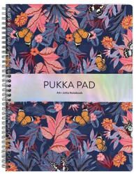 Pukka Pad Spirálfüzet, A4+, vonalas, 80 lap, PUKKA PAD "Jotta Bloom", vegyes minta (9497(AST)-BLM) - iroszer24