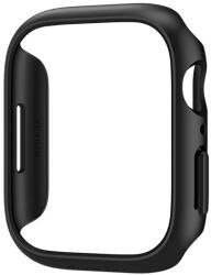 SPIGEN THIN FIT műanyag óra keret (közepesen ütésálló) FEKETE Apple Watch Series 7 41mm (ACS04184)