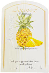  Pálinkás címke - Ananász (nagy) (410-00123)