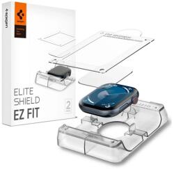 Spigen ELITE SHIELD EZ FIT kijelzővédő fólia 2db (full screen, PET + segédkeret) ÁTLÁTSZÓ Apple Watch Series 10 42mm (AFL08580)