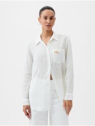 GAP Ленена риза с лого GAP GAP | Byal | ЖЕНИ | XXS